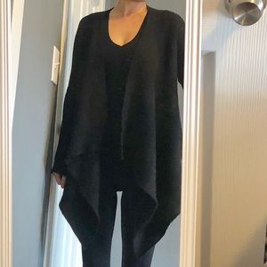 EUC Yumi Kim XS Black ribbed cardigan sweater
